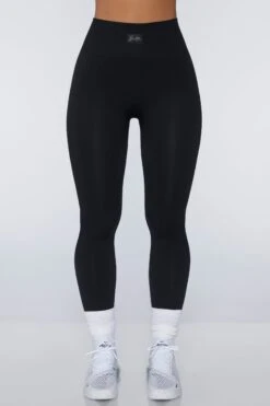Leggings In Black 10 Leggings In Black -Sculpt Sets Body BT0404 5 Black Leggings