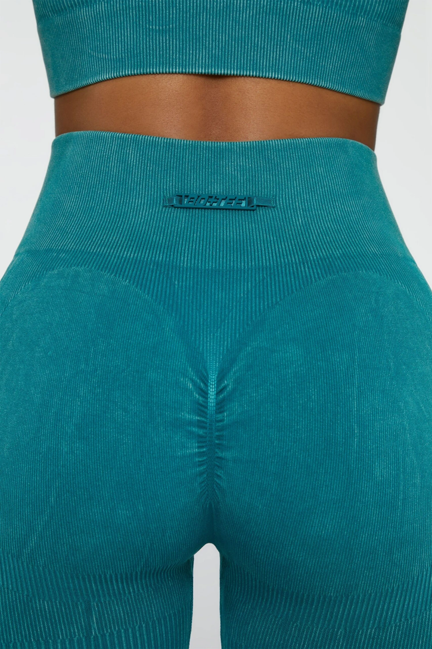 Side Zip Flare Leggings In Teal 6 Side Zip Flare Leggings In Teal - Image 5