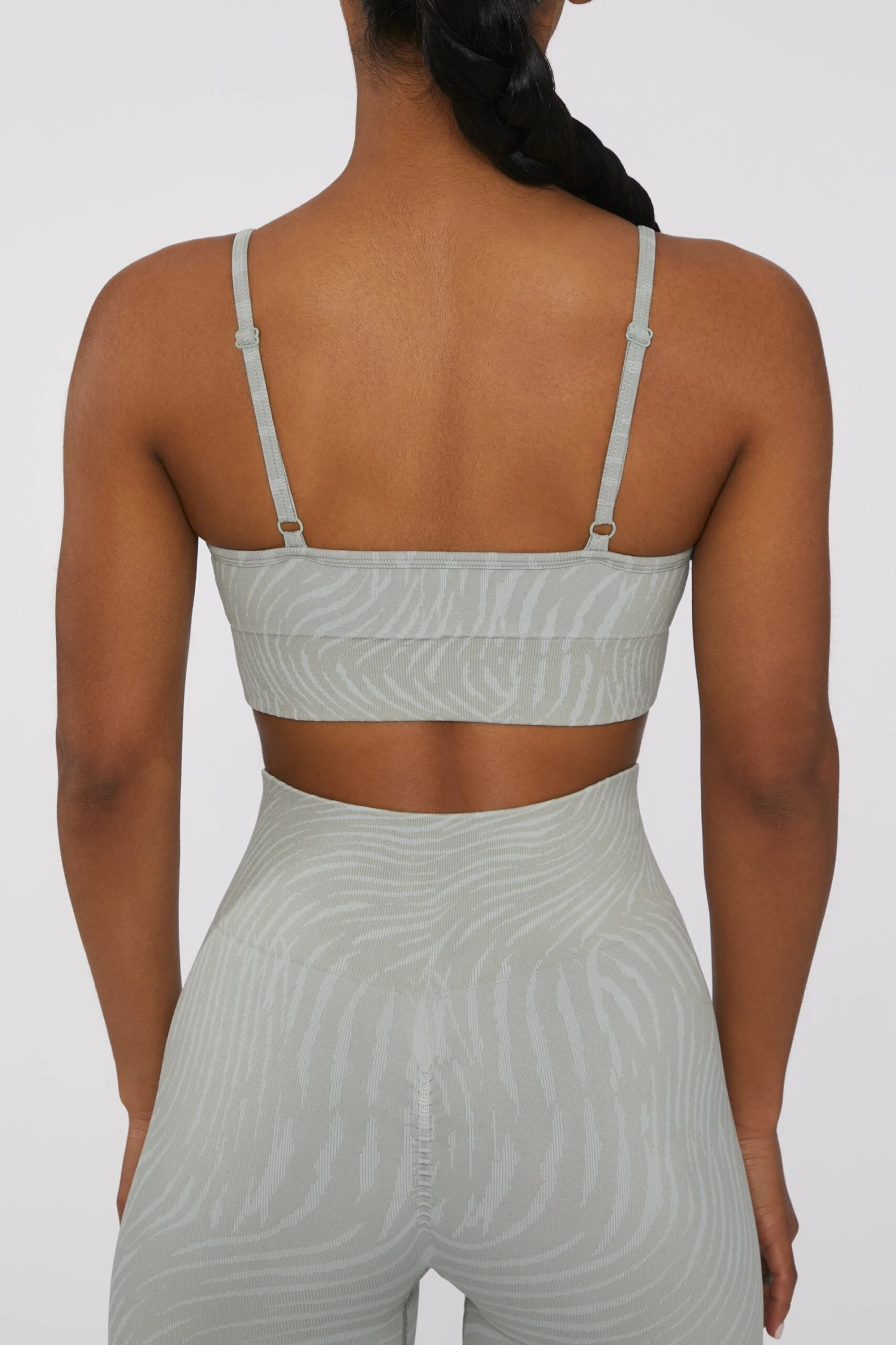 Sports Bra In Sage 5 Sports Bra In Sage - Image 3