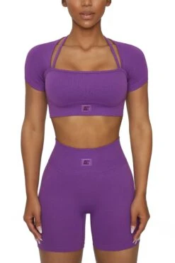 Sculpt Sets Body 8 Sculpt Sets Body -Sculpt Sets Body BT0446 1 High Energy Purple Short Sleeve Crop Top ddf9dfa9 ded2 44e3 aad9 2247dd658eaf