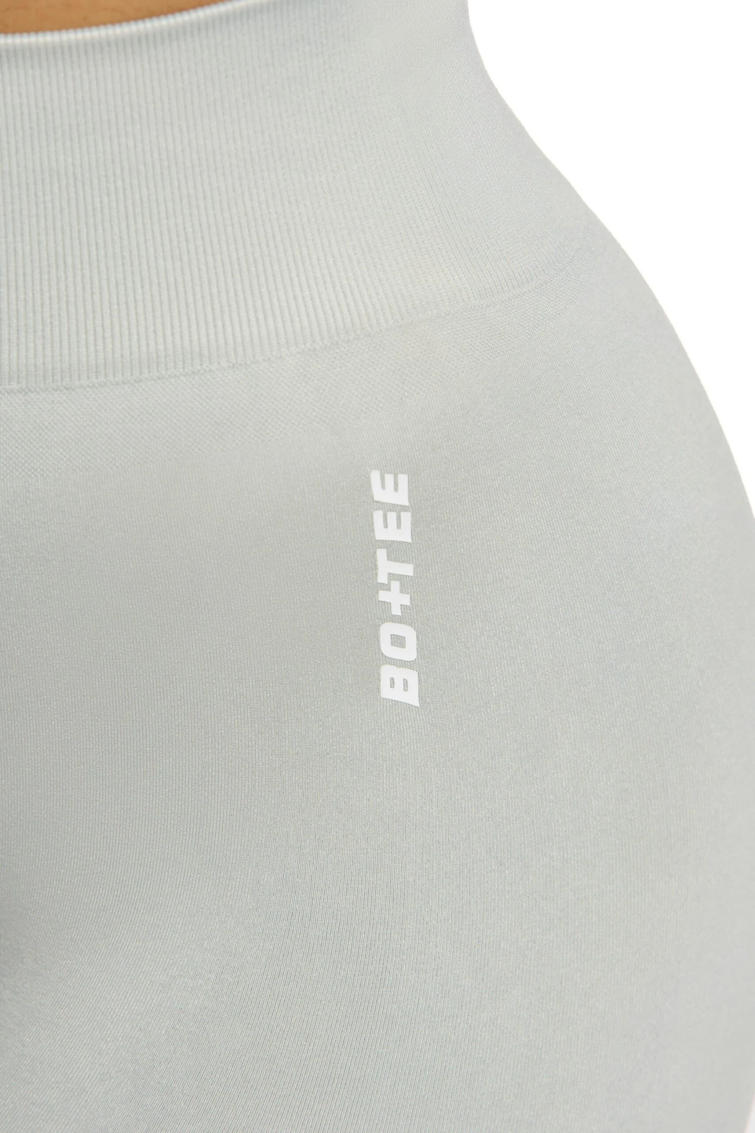 Seamless High Waist Mini Shorts In Grey 7 Seamless High Waist Mini Shorts In Grey - Image 6