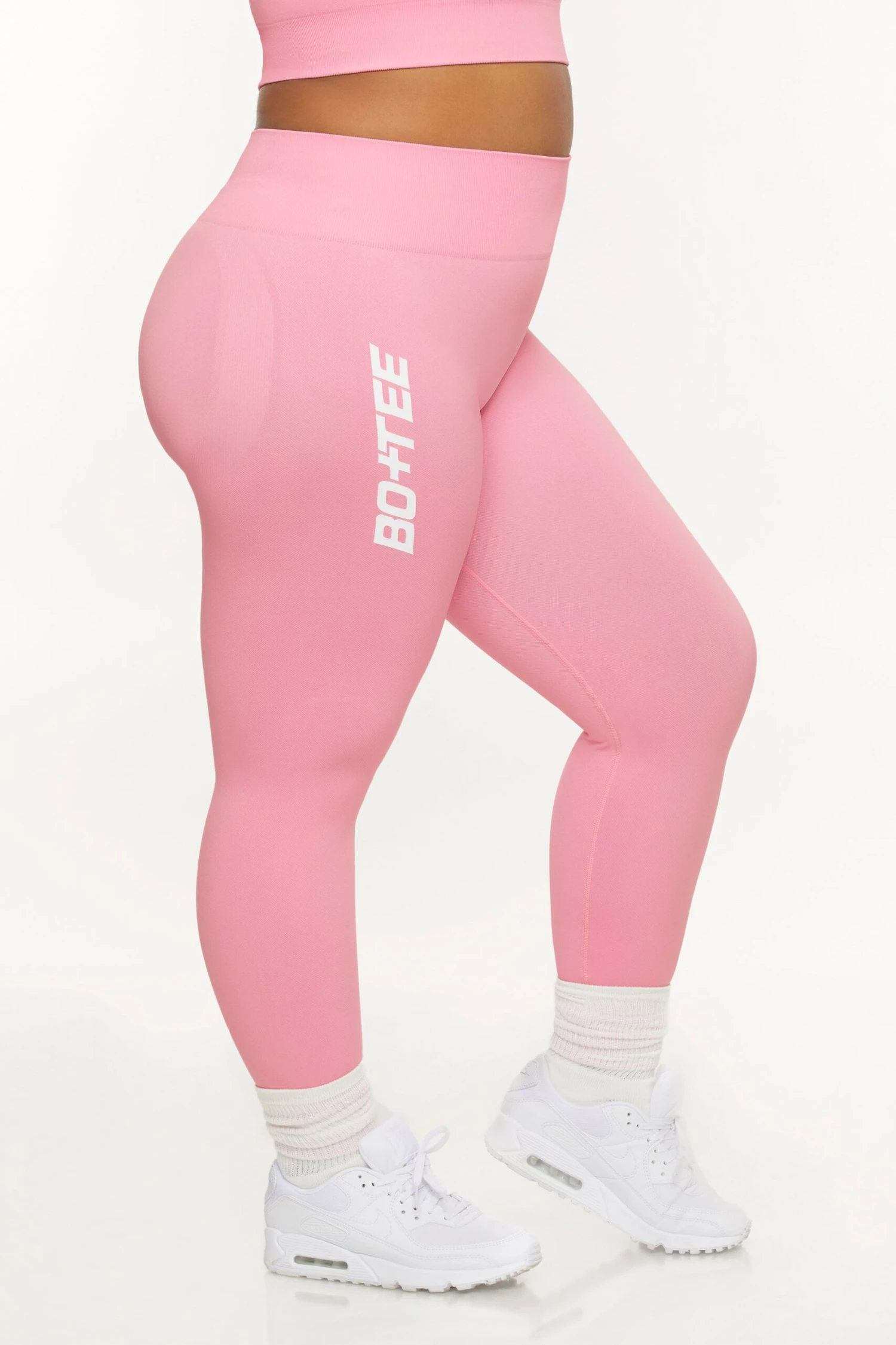Full Length Seamless Leggings In Pink 12 Full Length Seamless Leggings In Pink - Image 10