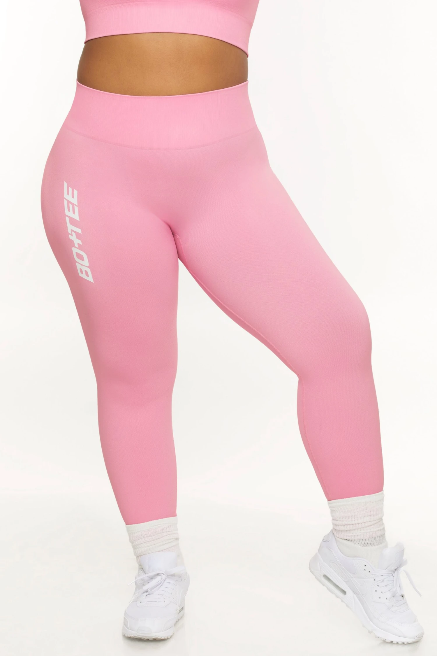 Full Length Seamless Leggings In Pink 10 Full Length Seamless Leggings In Pink - Image 8
