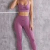 High Waist Seamless Leggings In Mauve -Sculpt Sets Body BT0615 BT0612 5 Aligned Pink Scoop Sport Bra Superset Full Length Leggings cae5f412 ba0b 4511 9188 61679d37b684