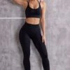 High Waist Seamless Leggings In Jet Black -Sculpt Sets Body BT0615 BT0612 5 Superset Black Scoop Sport Bra Full Length Leggings 3e6a7903 bf66 4118 8caa a34aa55a87e9