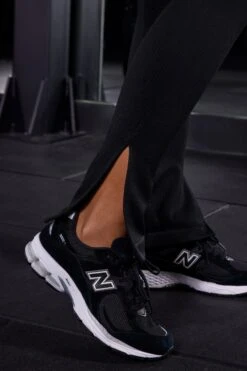 High Waist Split Flare Ribbed Leggings In Black -Sculpt Sets Body BT0627 BT0623 5 Grit All Fired Up Black Flare Sports Leggings One Strap Sports Bra 2f33b907 9e91 4fd5 8acd 4e458142b1e6