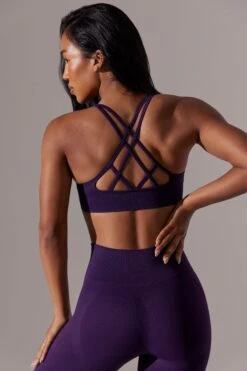 Sculpt Sets Body 36 Sculpt Sets Body -Sculpt Sets Body BT0646 1 Purple Scoop Neck Sports Braa dceaaf16 5c90 4fc4 b33e 300d944c7929