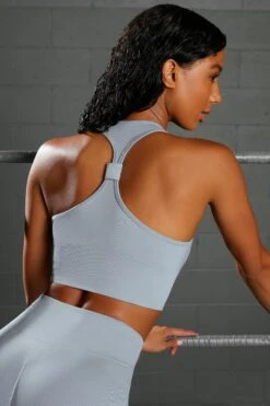 Overhaul Racer Knot Back Seamless Crop Top In Blue 14 Overhaul Racer Knot Back Seamless Crop Top In Blue -Sculpt Sets Body bt0366 bt0372 6 flash overhaul light blue 1