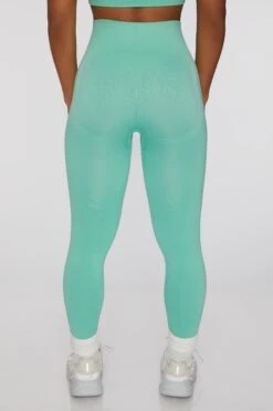 Leggings In Turquoise -Sculpt Sets Body bt0404 2 energetic turquoise leggings 1