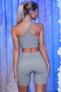Ribbed Biker Shorts In Grey 10 Ribbed Biker Shorts In Grey -Sculpt Sets Body bt0432 bt0436 10 on the rink grey new peaks cycling shorts 1