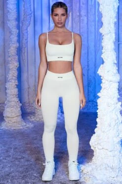 Seamless Full Length Leggings In White 12 Seamless Full Length Leggings In White -Sculpt Sets Body white 4 1 1