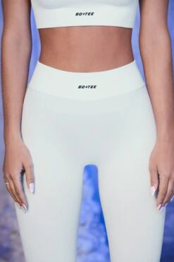 Seamless Full Length Leggings In White 11 Seamless Full Length Leggings In White -Sculpt Sets Body white 7 3